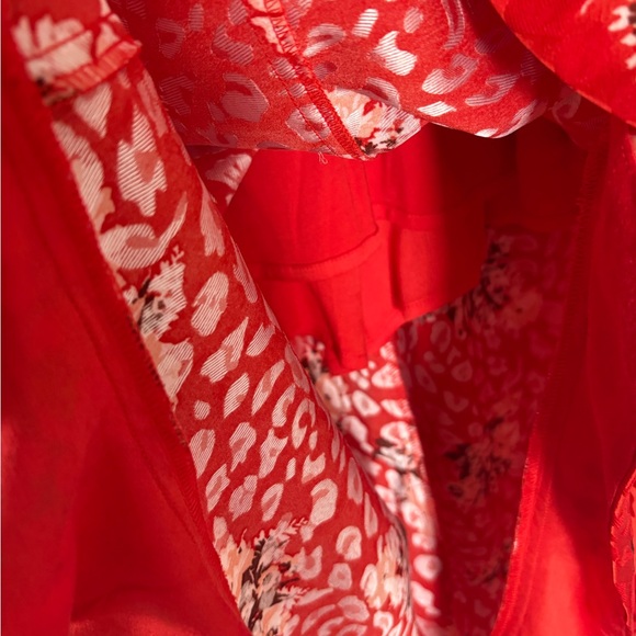 Floral Red Dress - Picture 6 of 12